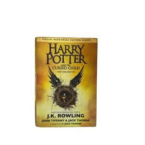 Harry Potter and the Cursed Child Hardcover Script Book J.K. Rowling Parts 1 & 2